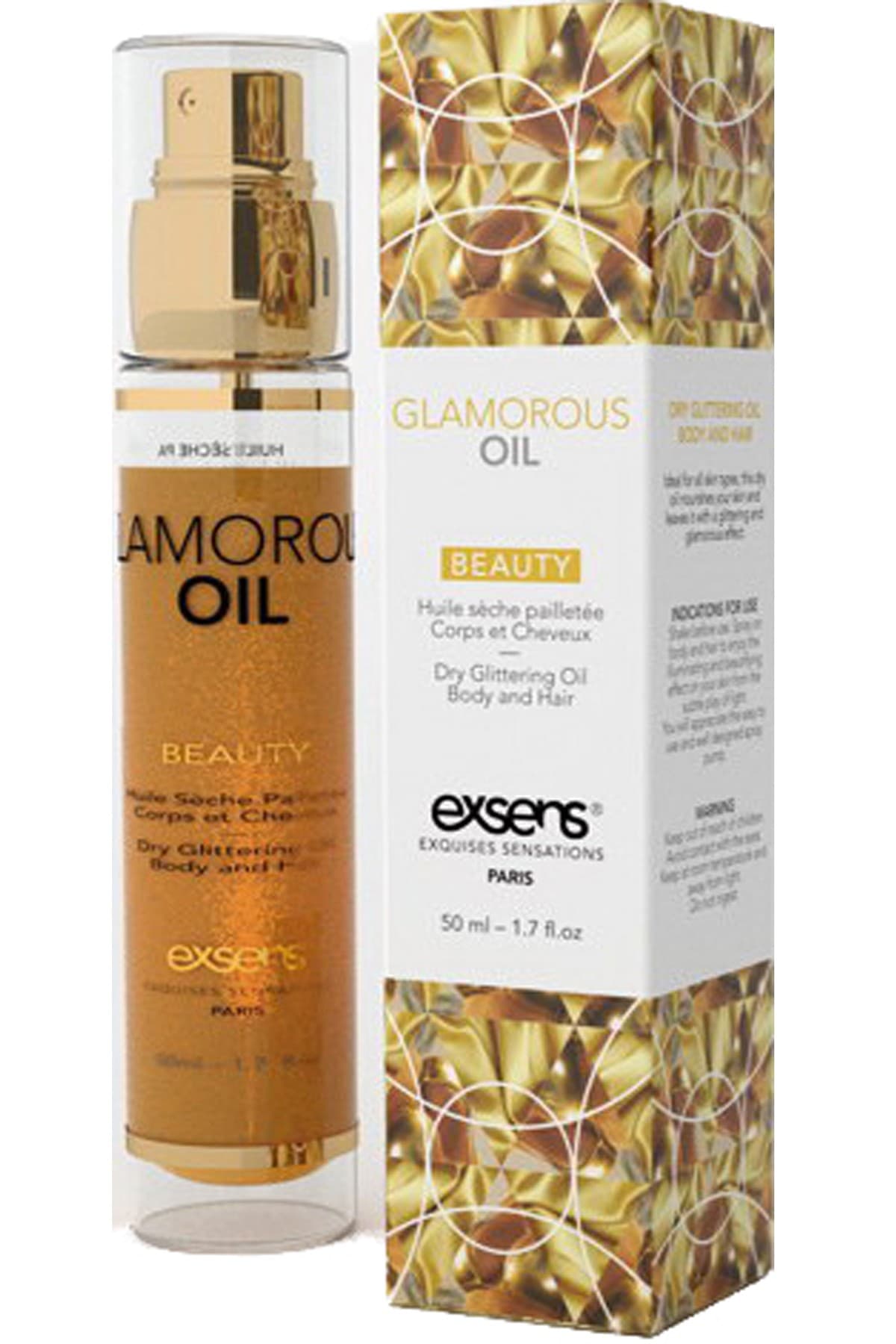 Glamorous – Huile sèche pailletée – 50 ml