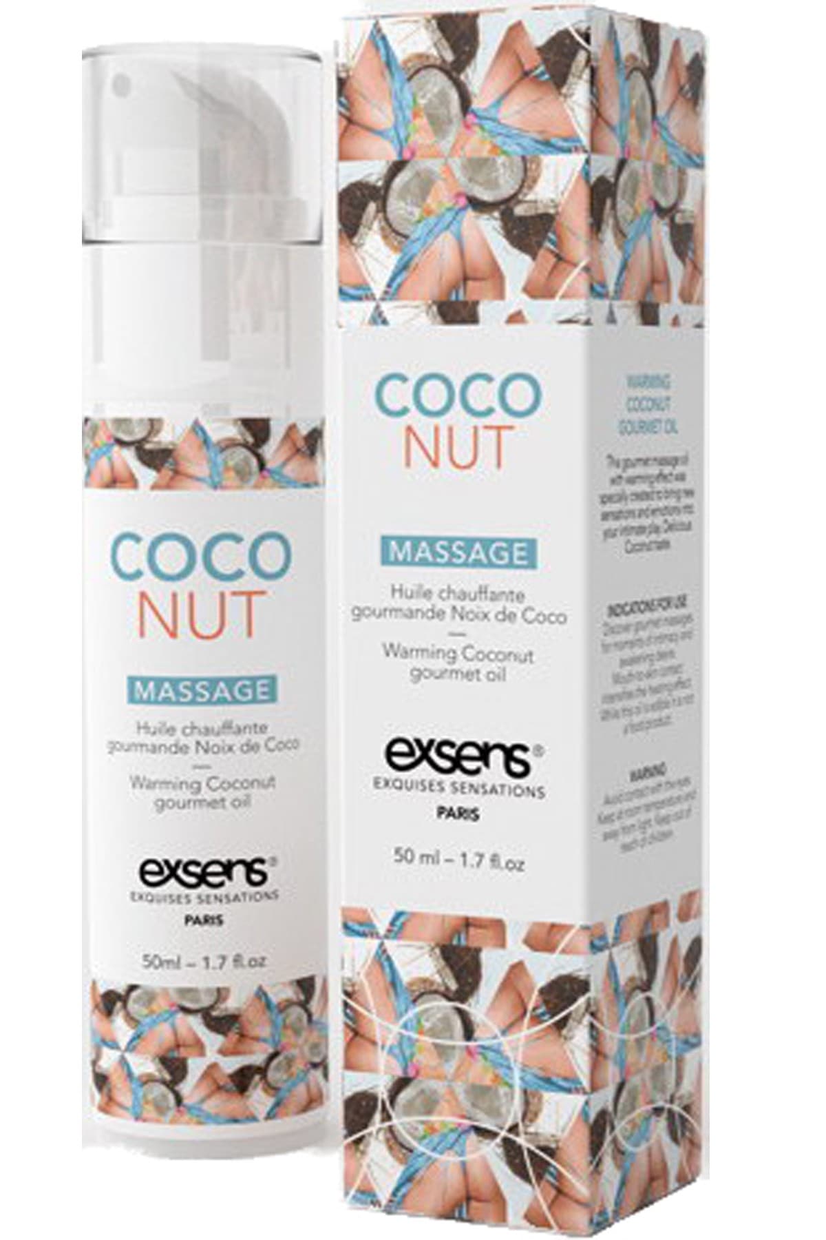 Huile chauffante Gourmande Noix de coco 50ml