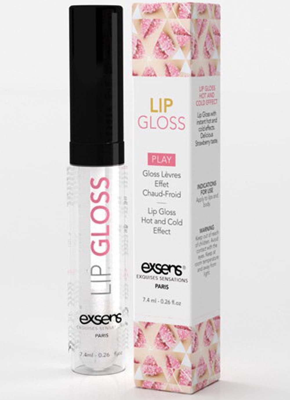 Gloss à lèvres effet Chaud-Froid – Fraise – 7.4 ml
