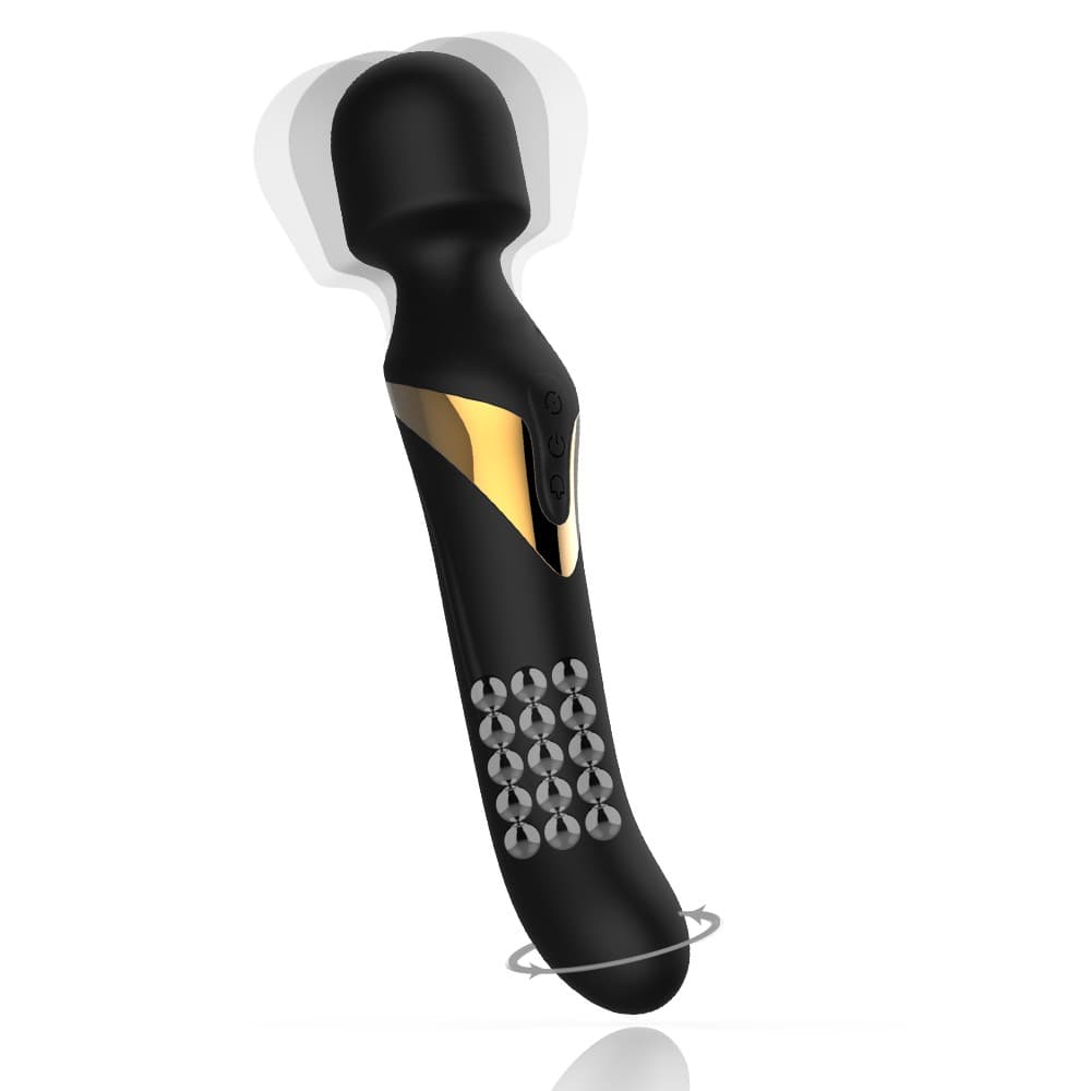 Stimulateur vibromasseur Dual Orgasms – Noir et Or
