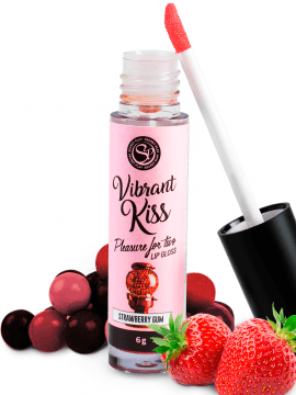 Brillant à lèvres Vibrant Fraise gum 3653