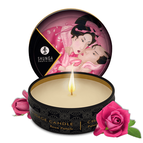 Mini bougie de massage – Aphrodisia Rose