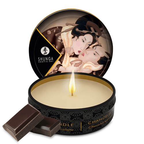 Mini bougie de massage – Excitation Chocolat enivrant