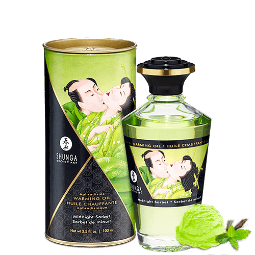 Huile chauffante aphrodisiaque – Sorbet de minuit 100ml