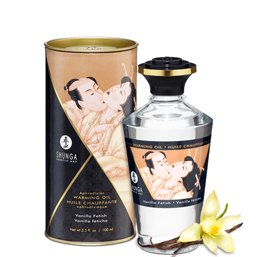Huile chauffante aphrodisiaque – Vanille fétish 100ml