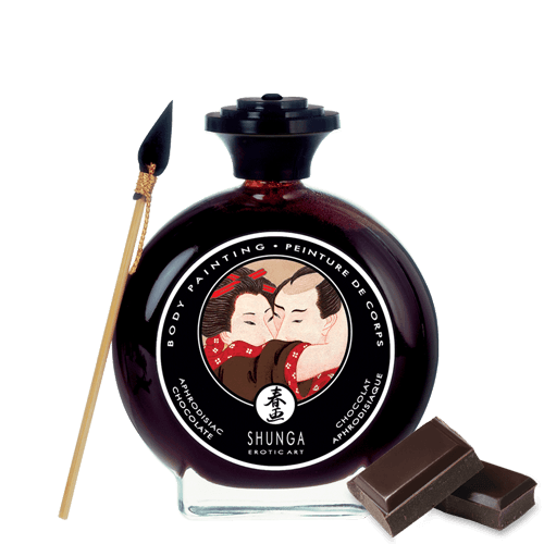 Peinture de corps embrassable – Chocolat noir