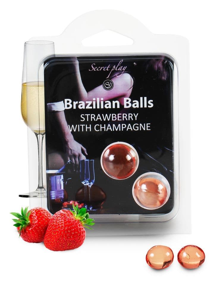 Duo Brazilian Balls Fraise champagne 3385-2 — vue 1