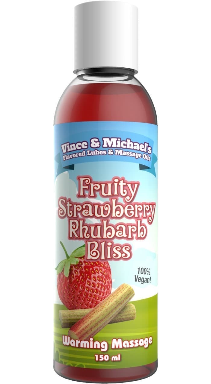 Huile Chauffante V et M Fraise Rhubarbe – 150 ml