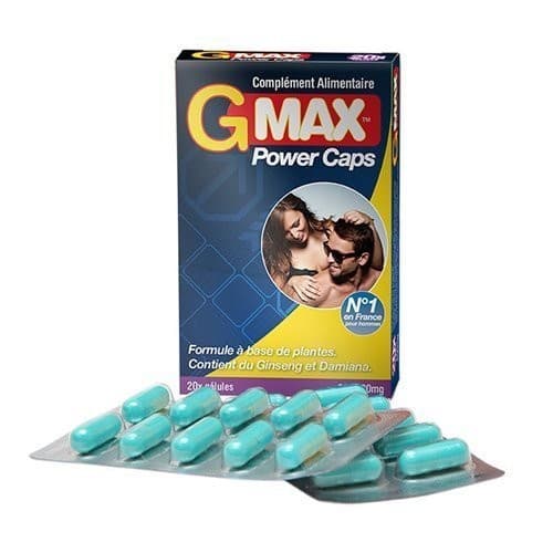 Gmax Power Caps Homme – 20 gélules — vue 1