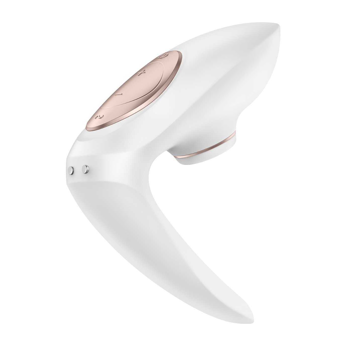 Pro 4 Couples – Blanc et Or rose Stimulateur vibromasseur Satisfyer — vue 1