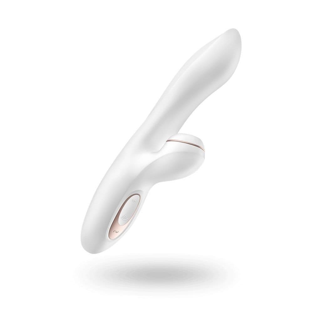 Stimulateur vibromasseur Satisfyer Pro G-Spot Rabbit – Blanc et Or rose