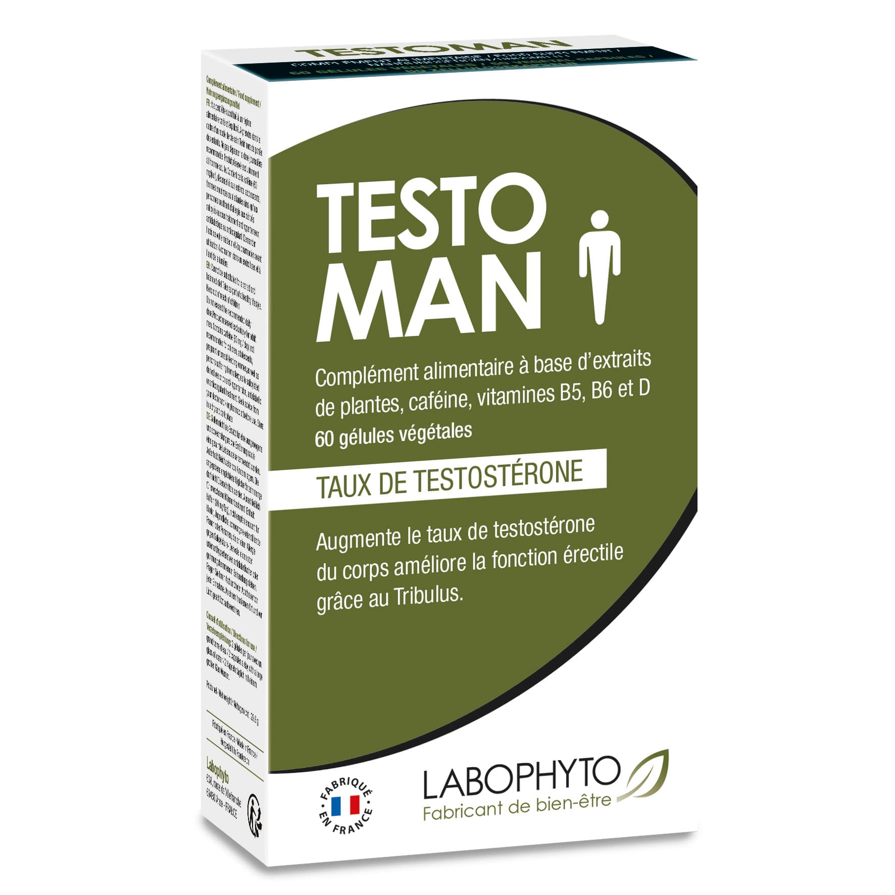 TestoMan Homme – 60 gélules