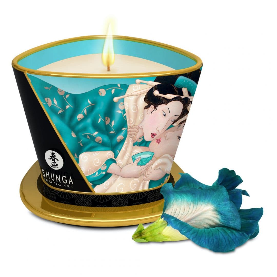 Bougie de massage lueur et caresses - Sensual Fleurs des îles — vue 1