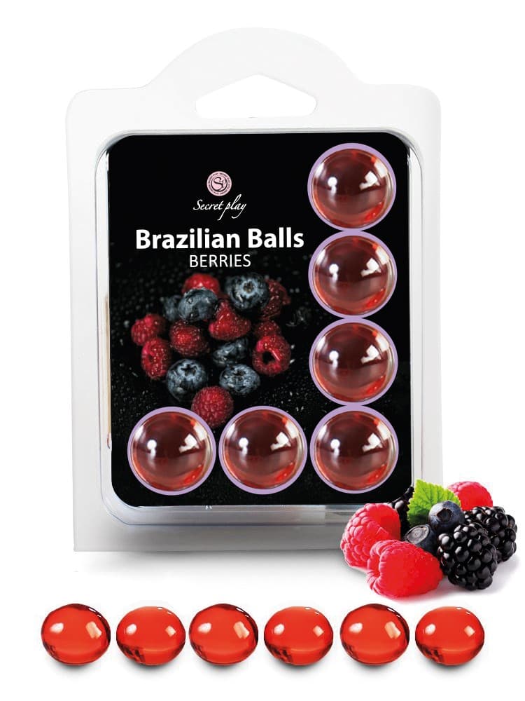 6 Brazilian Balls « Fruits des bois » 3386-5