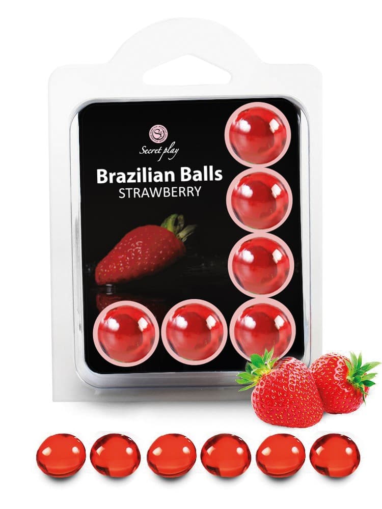 6 Brazilian Balls « Fraise » 3386-7