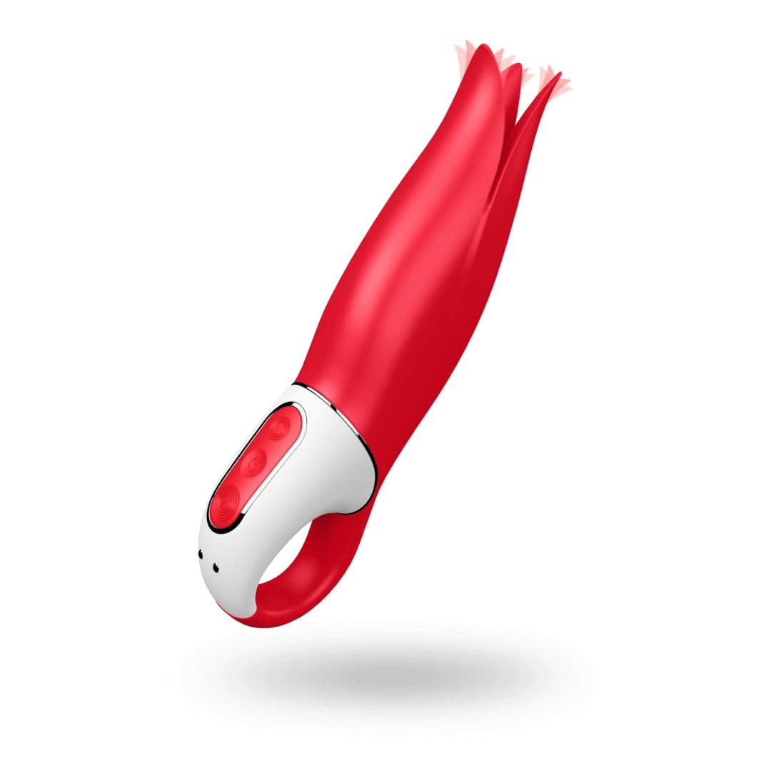 Vibromasseur Satisfyer Vibes Power Flower – Rouge — vue 1