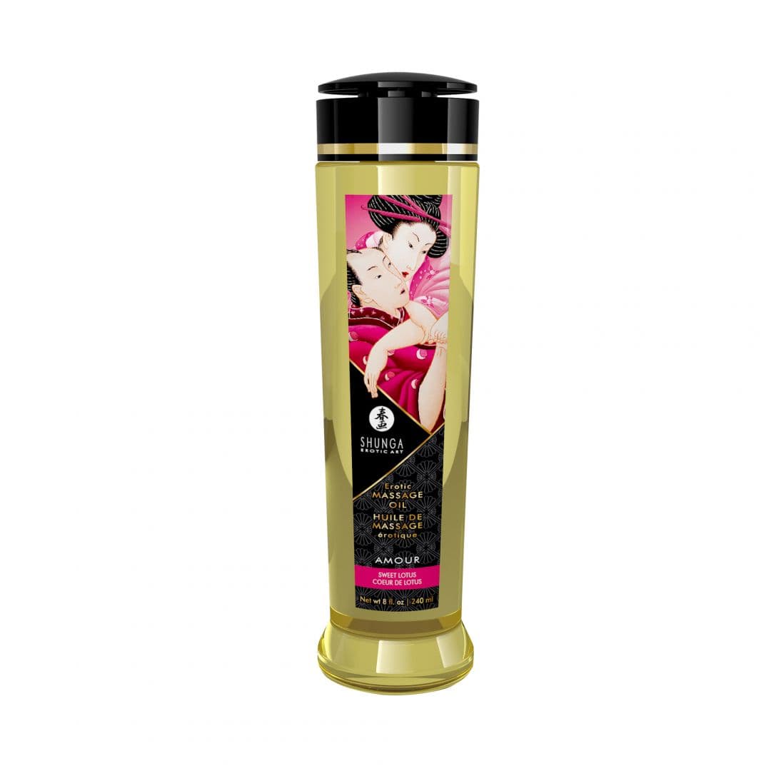 Huile de massage érotique – Coeur de Lotus – 240 ml — vue 1