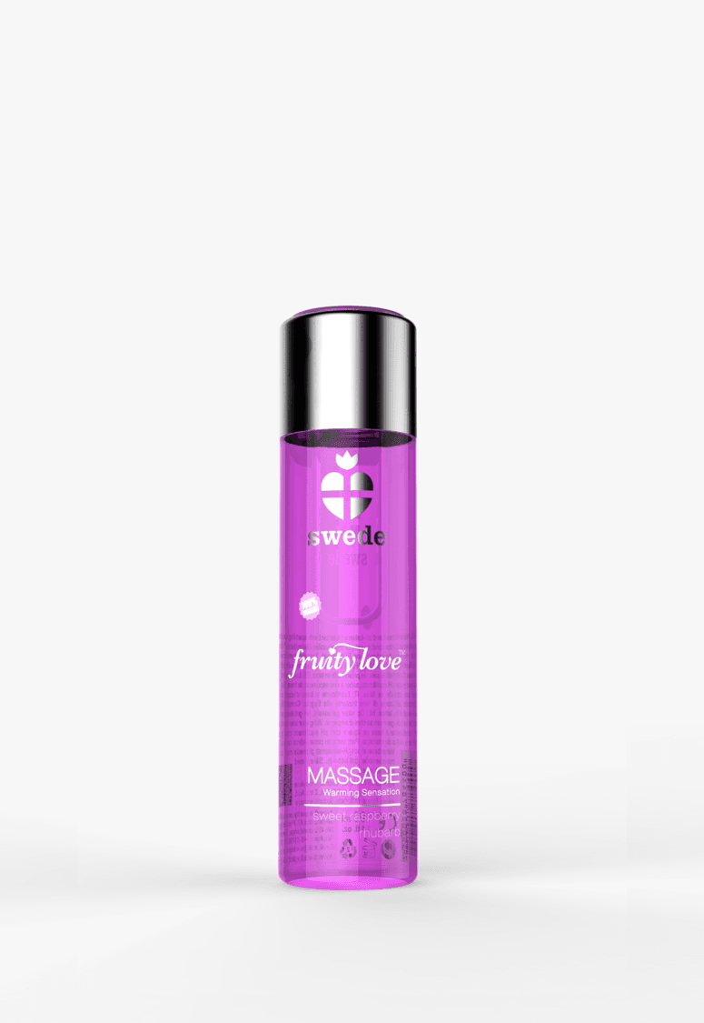 Huile de massage – Framboise Rhubarbe – 60 ml