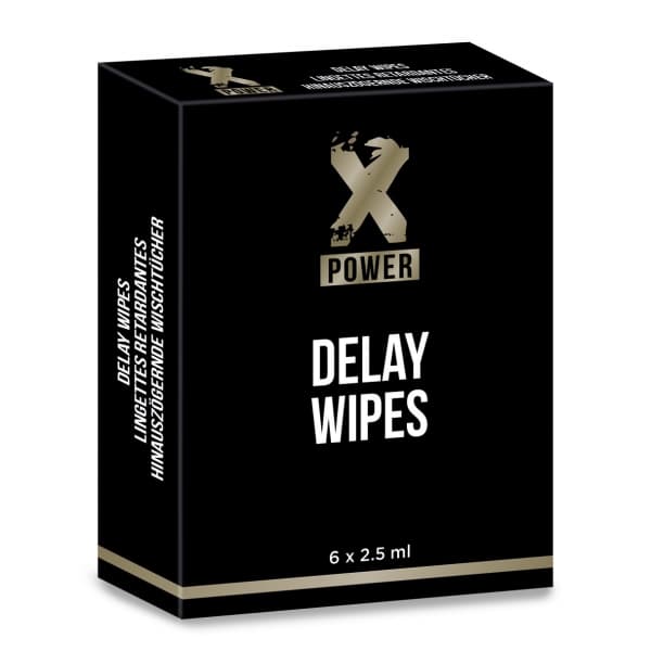 Lingettes retardantes – 6 Lingettes