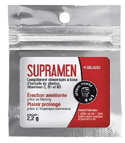 Supramen Homme – 4 gélules
