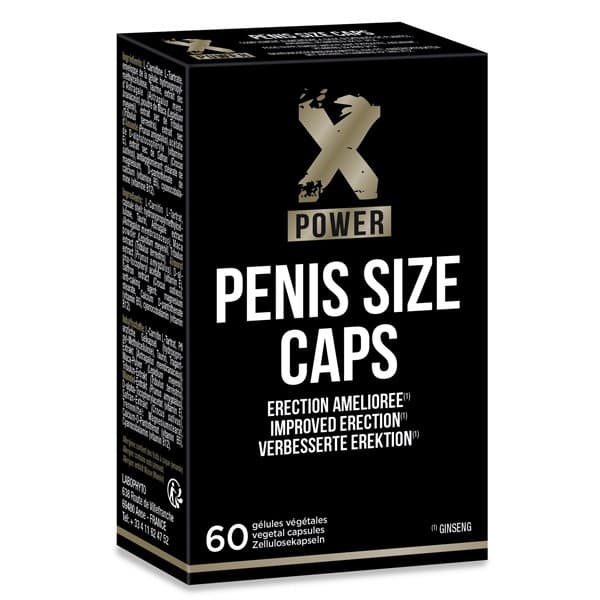 Penis size caps -  60 gélules — vue 1