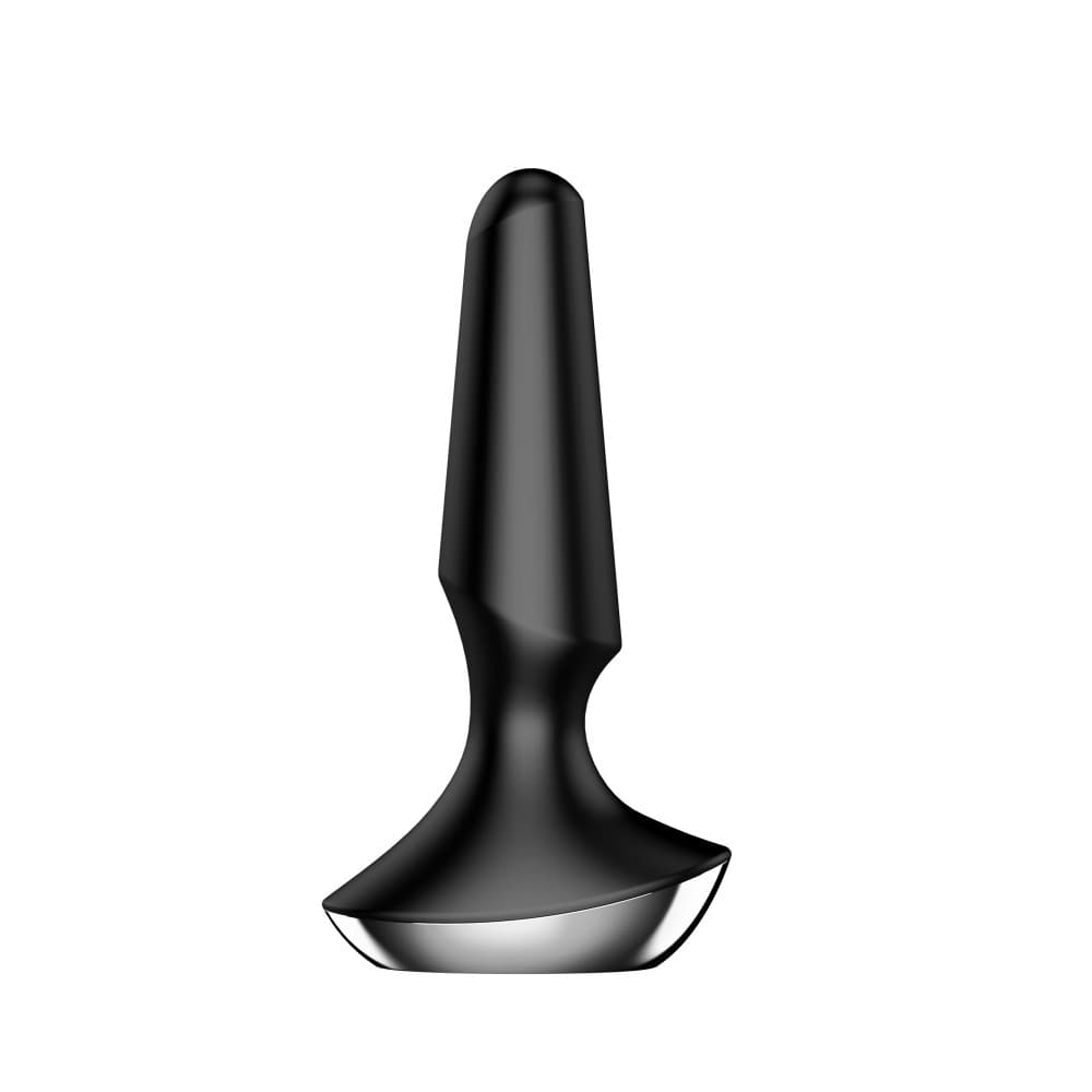 Plug anal vibrant connecté Satisfyer Plug-ilicious 2 - Noir — vue 1