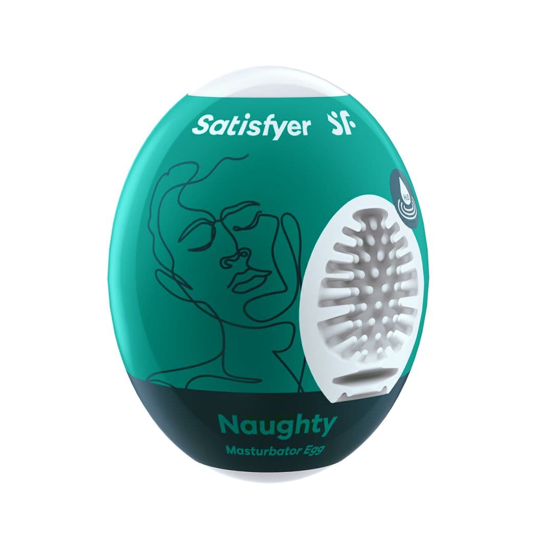 Oeuf masturbateur Naughty – Turquoise