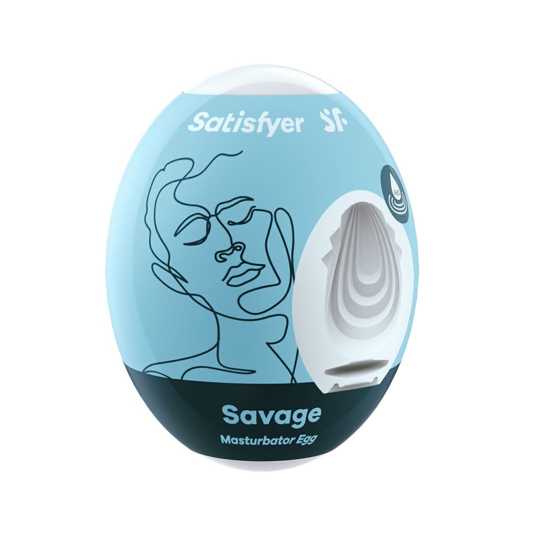 Oeuf masturbateur Savage – Bleu