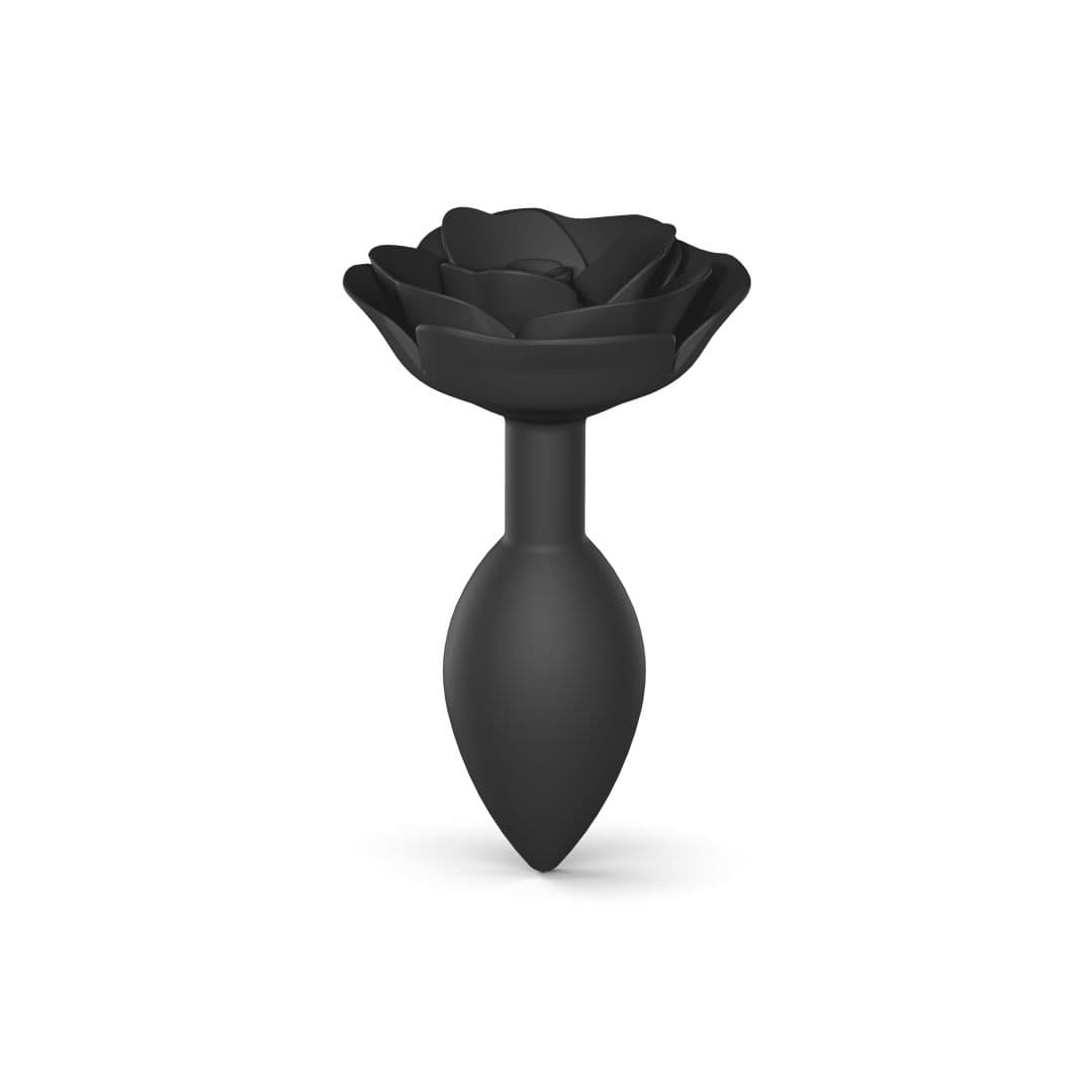 Plug Open Roses L – Black Onyx