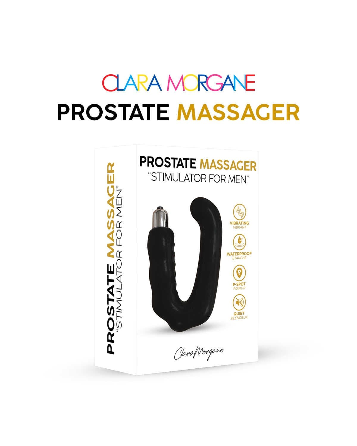 Stimulateur de prostate Clara Morgane – Noir