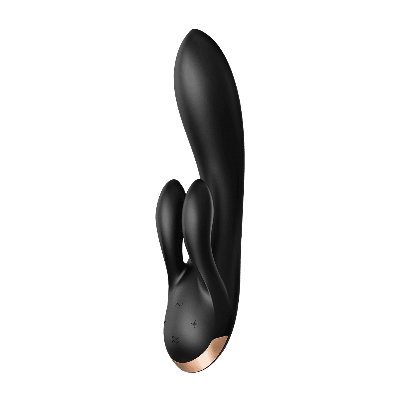 Vibromasseur rabbit Satisfyer Double Flex Connect Noir