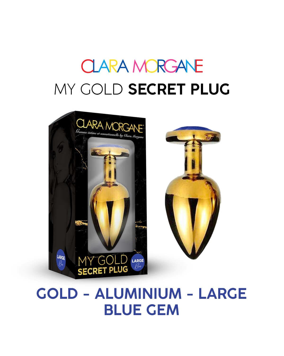 My Gold Secret Plug – Bleu