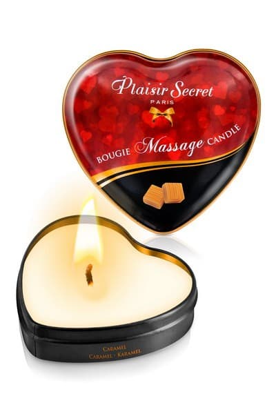 Mini Bougie de massage Caramel Plaisir secret – 35 ml