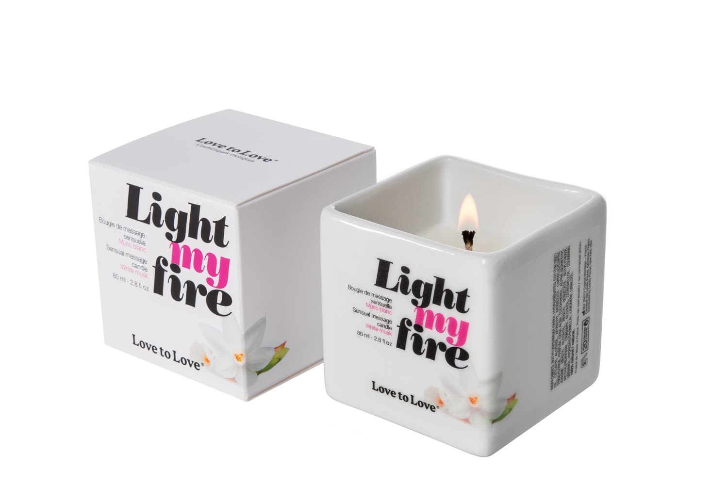 Light My Fire Musc Blanc 80ML — vue 1