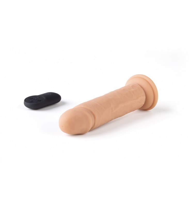 VIBROMASSEUR RÉALISTE "R15" FLESH 16.5CM AVEC TÉLÉCOMMANDE chair — vue 1