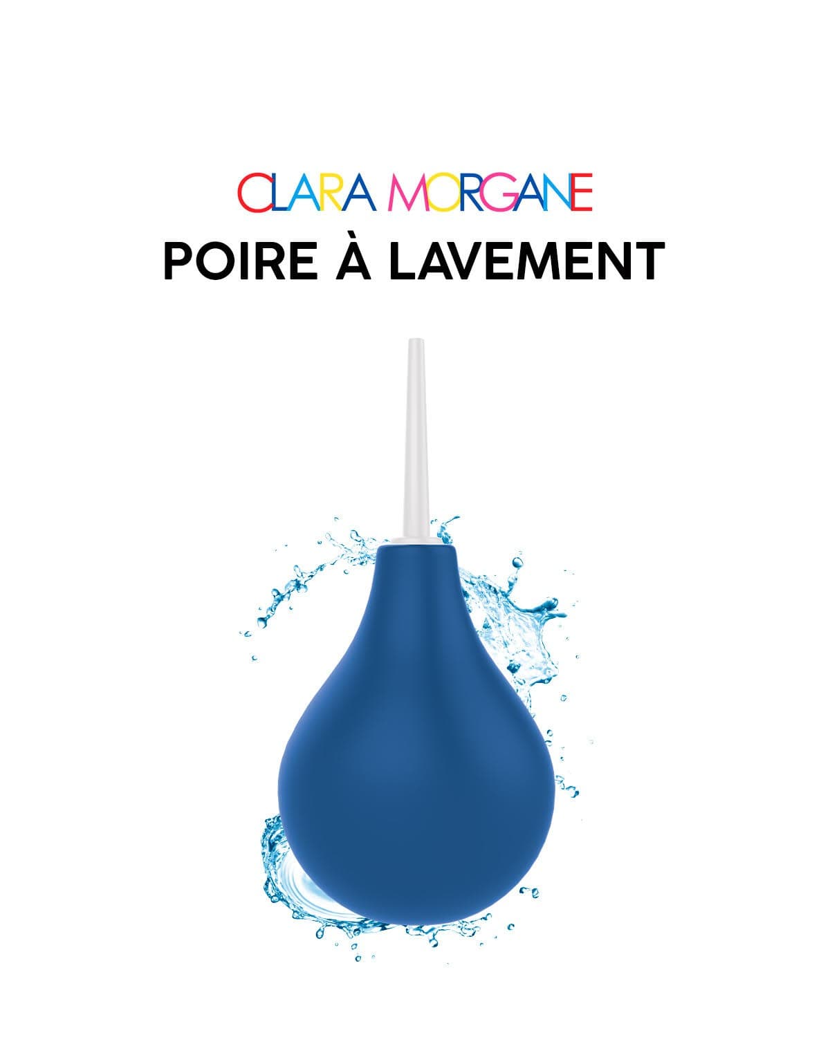 Poire à lavement Clara Morgane – Bleue