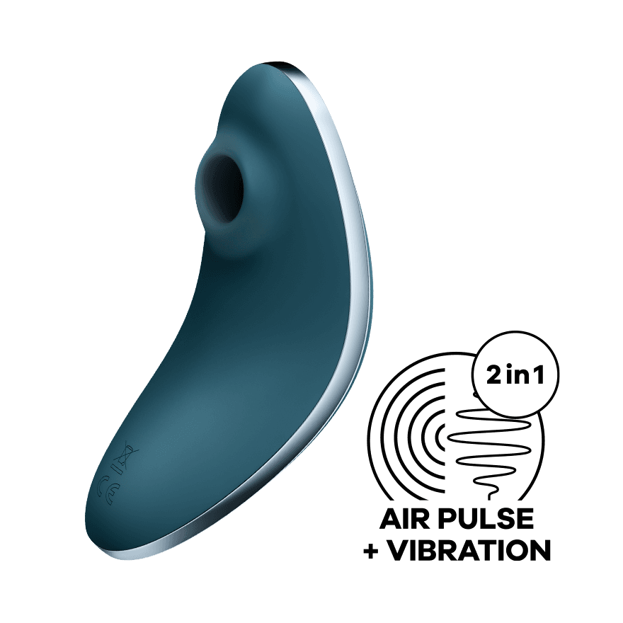 Vulva Lover Stimulateur et vibromasseur Satisfyer – Bleu