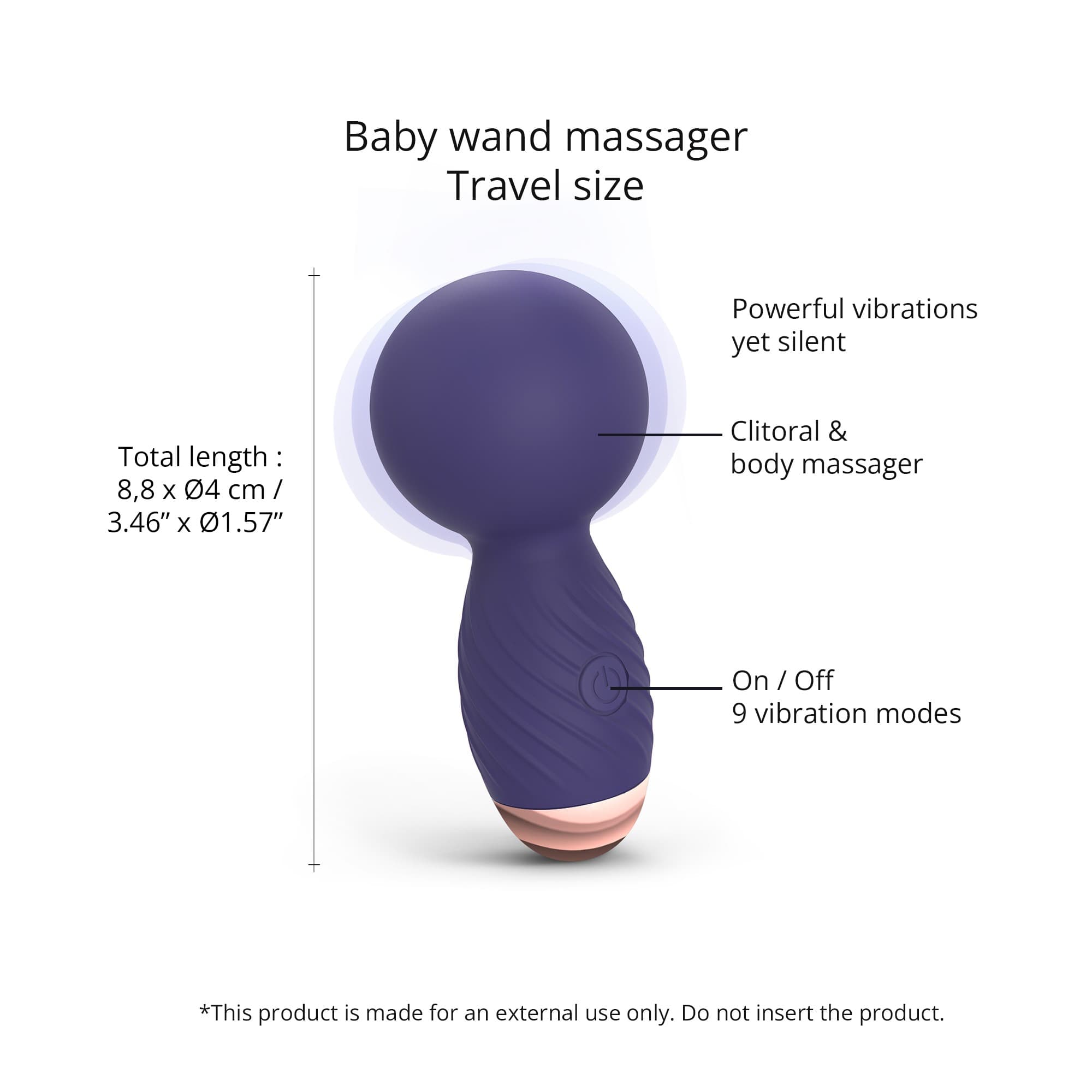 Itsy Bitsy vibromasseur - Midnight Indigo — vue 1