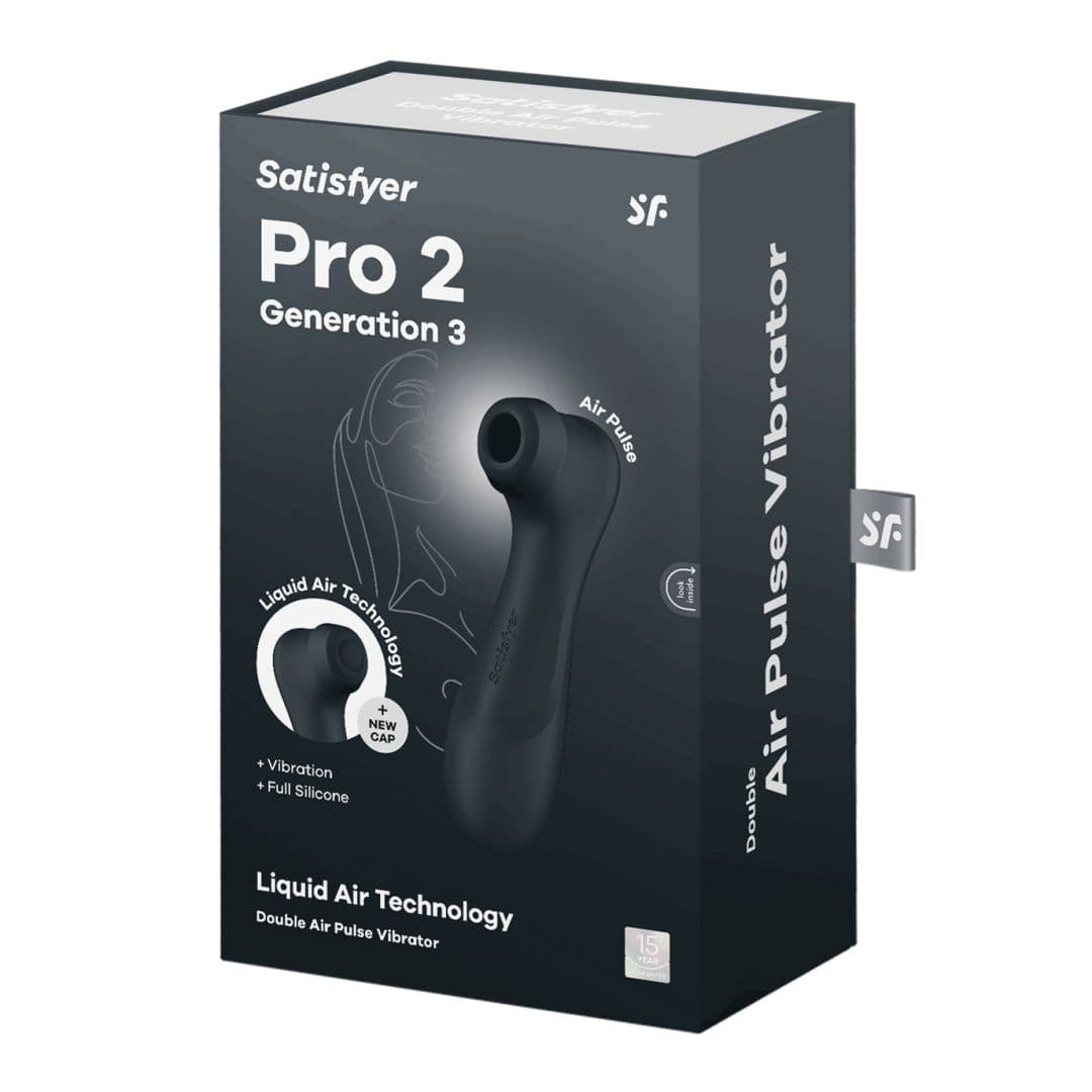 Pro 2 Génération 3 Air pulse – Noir Satisfyer