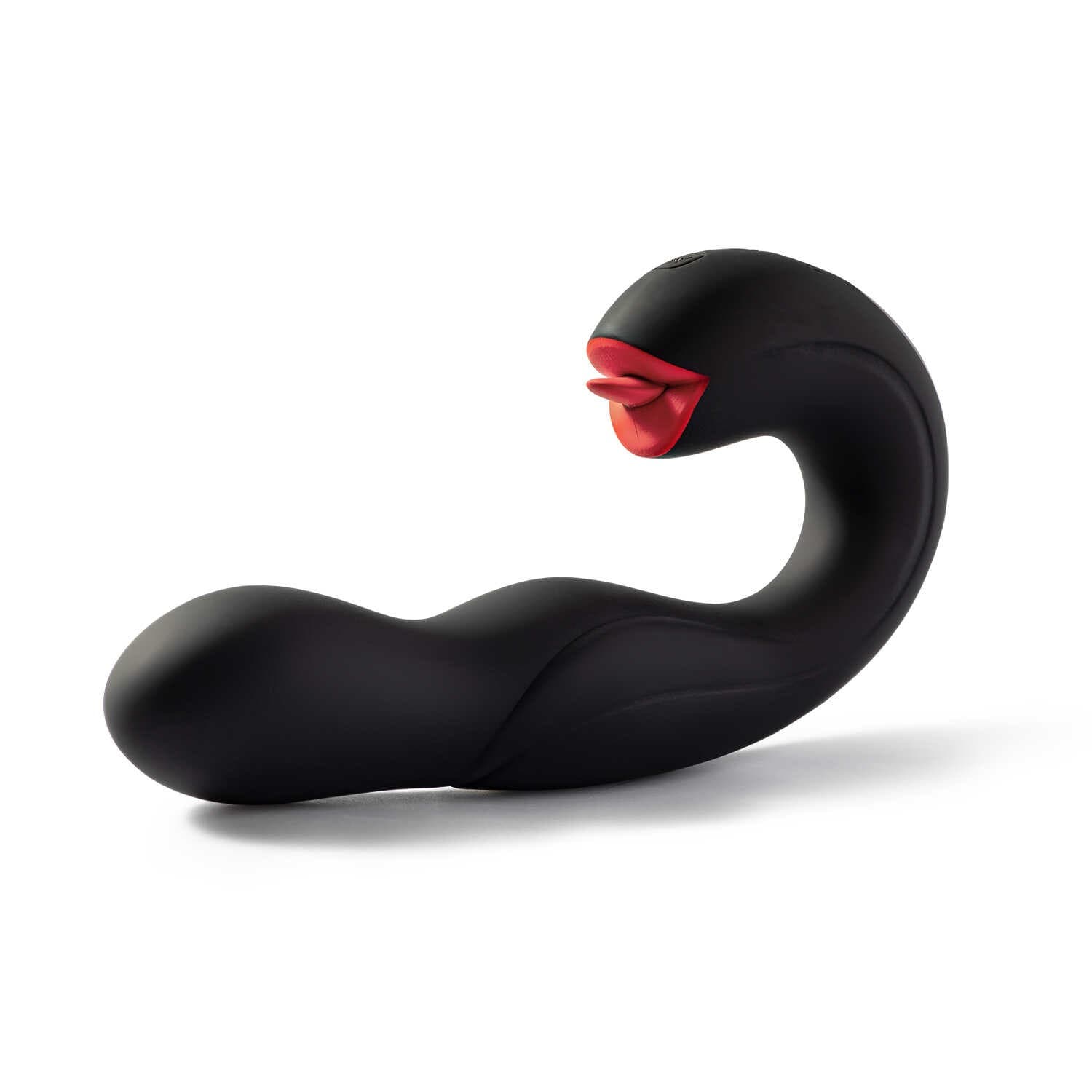 Joi Pro 2 Black – Vibrateur – lécheur de clitoris rotatif à tête télécommandée pour le point G