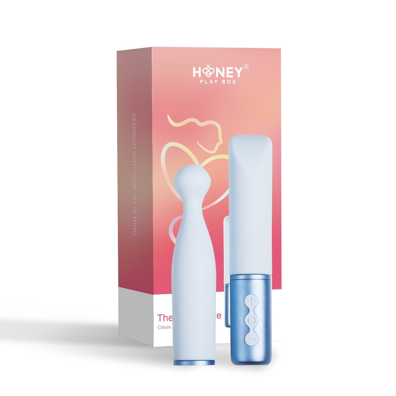 Aquamarine – The naughty collection – Vibromasseur à tête interchangeable Bleu — vue 1
