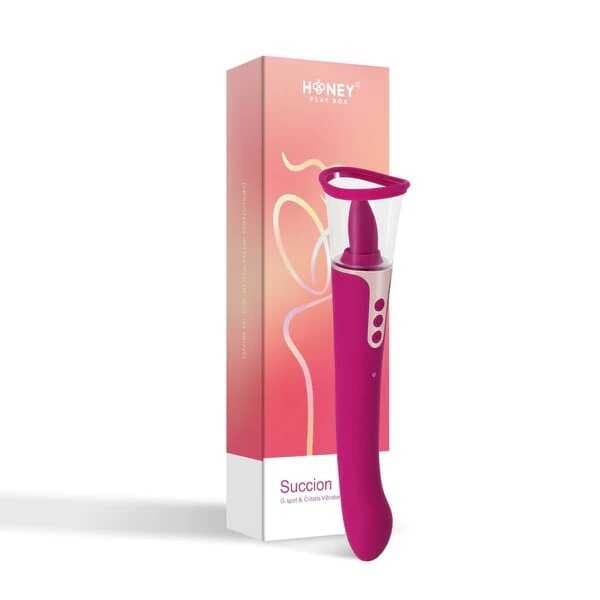 Succion – Vibromasseur 3 en 1 vibrant, léchant et Aspirant
