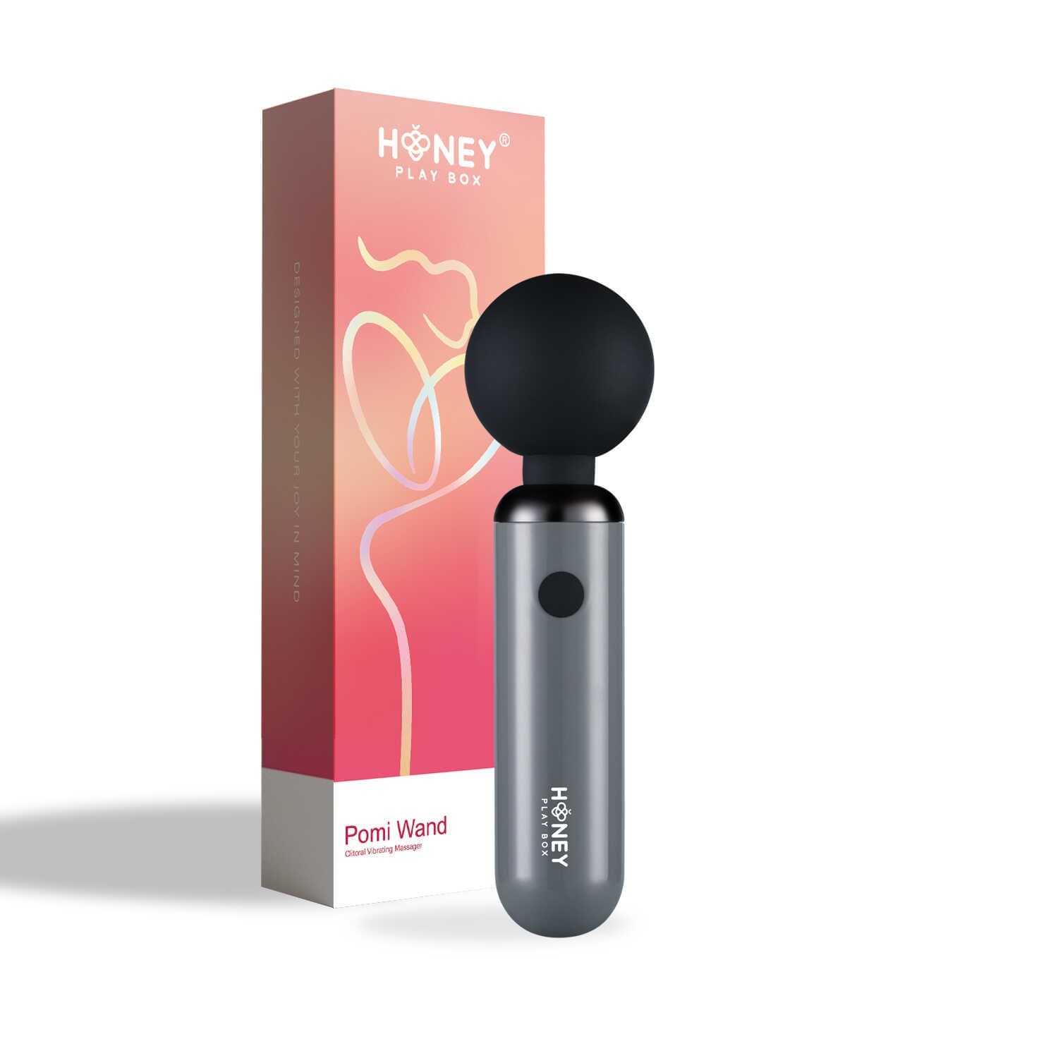Pomi wand – Puissant mini vibromasseur – Gris