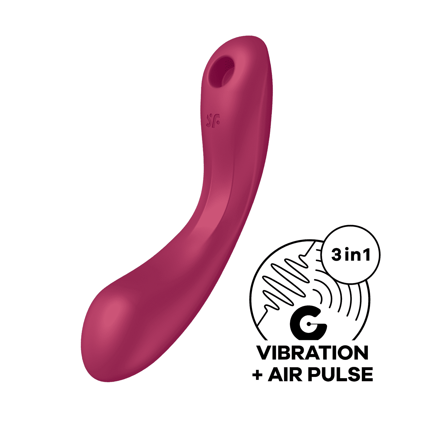 Curvy trinity 1 – 3 en 1 Rouge Satisfyer — vue 1
