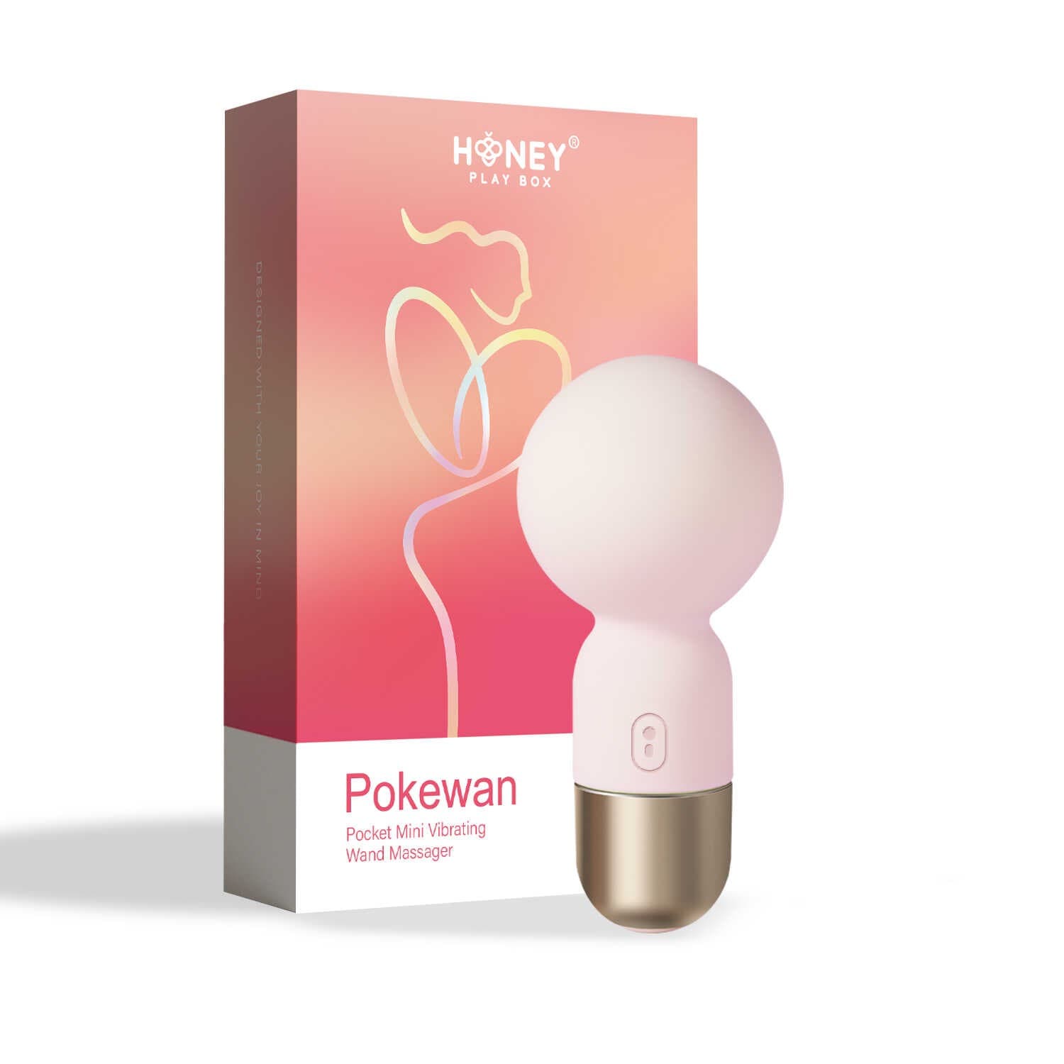 Pokewan – Mini vibromasseur de poche – Rose