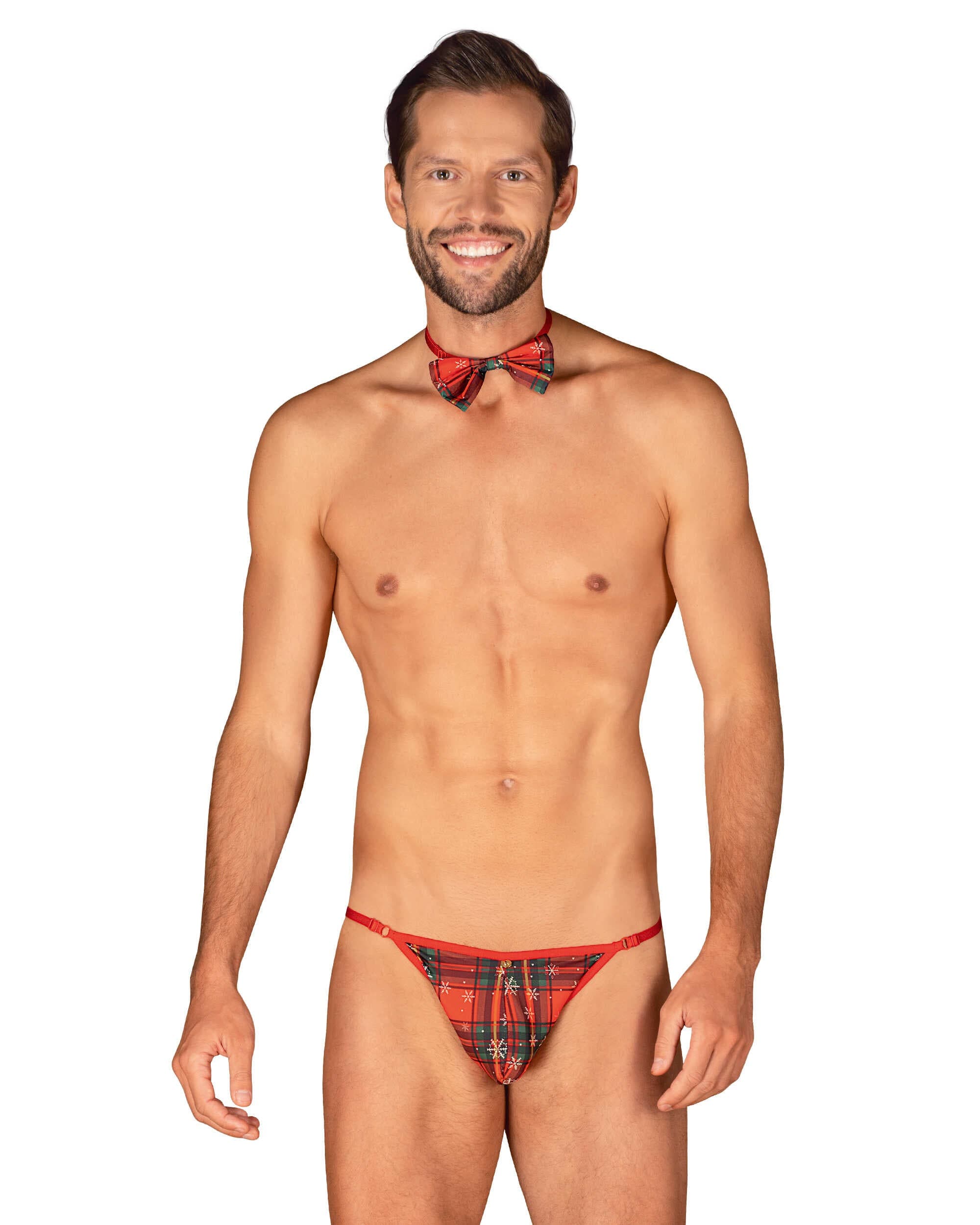 Mr Merrilo – String et nœud papillon Rouge