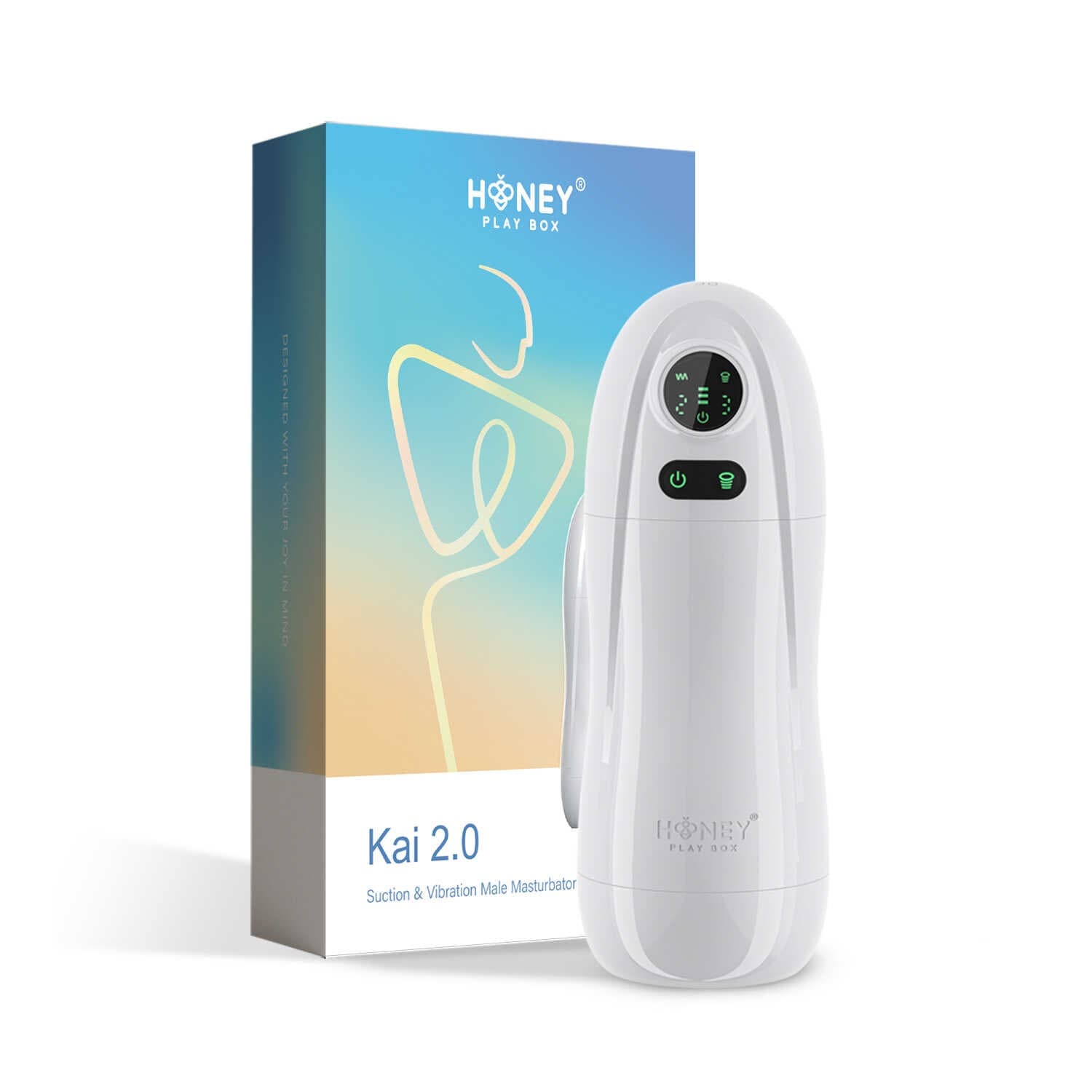 Kai 2 – Masturbateur Vibrant à Succion Automatique