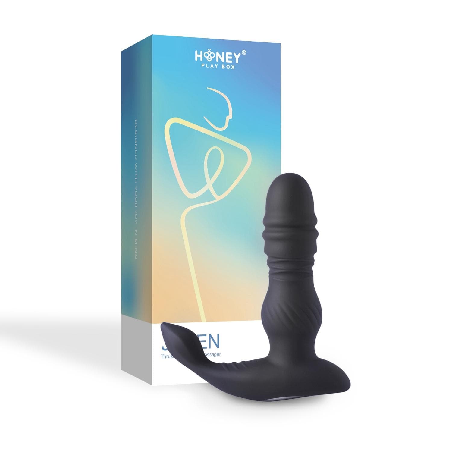 Jaden – Vibromasseur de prostate vibrant – Noir