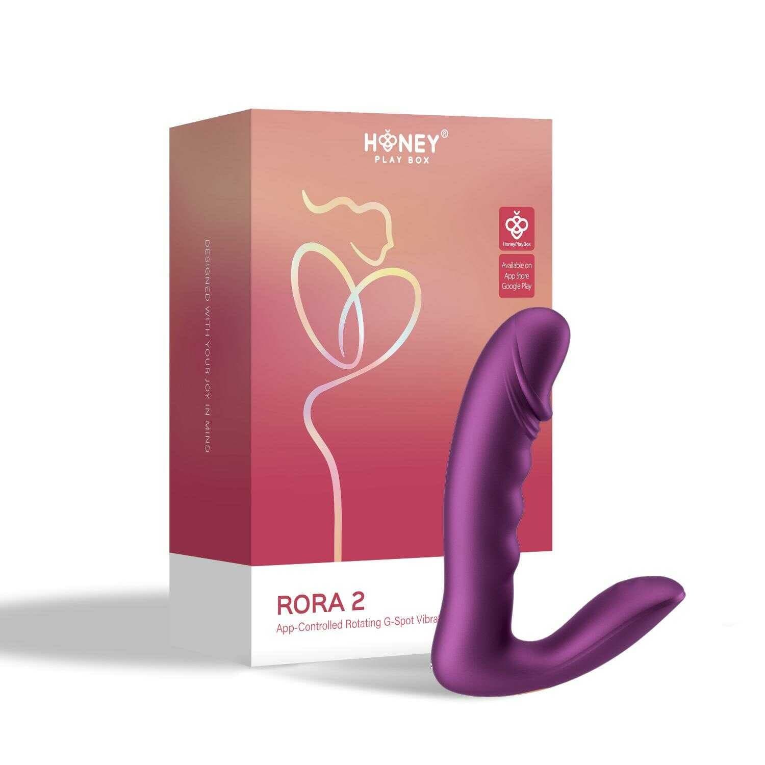 RORA 2 Capteur de pression G-Spot rotatif et stimulateur clitoridien — vue 1