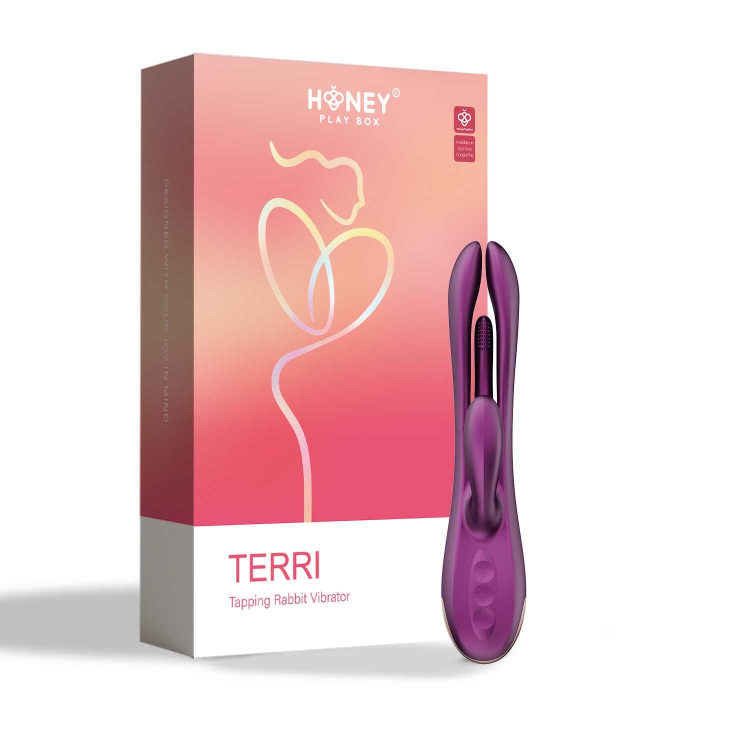 Terri Rabbit et tapotage controllé par appli – mauve